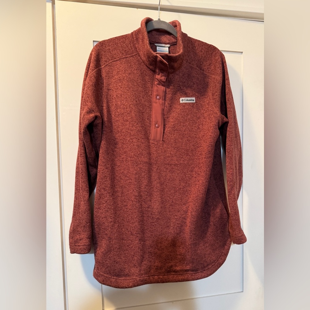 Columbia tunic pullover sweater fleece